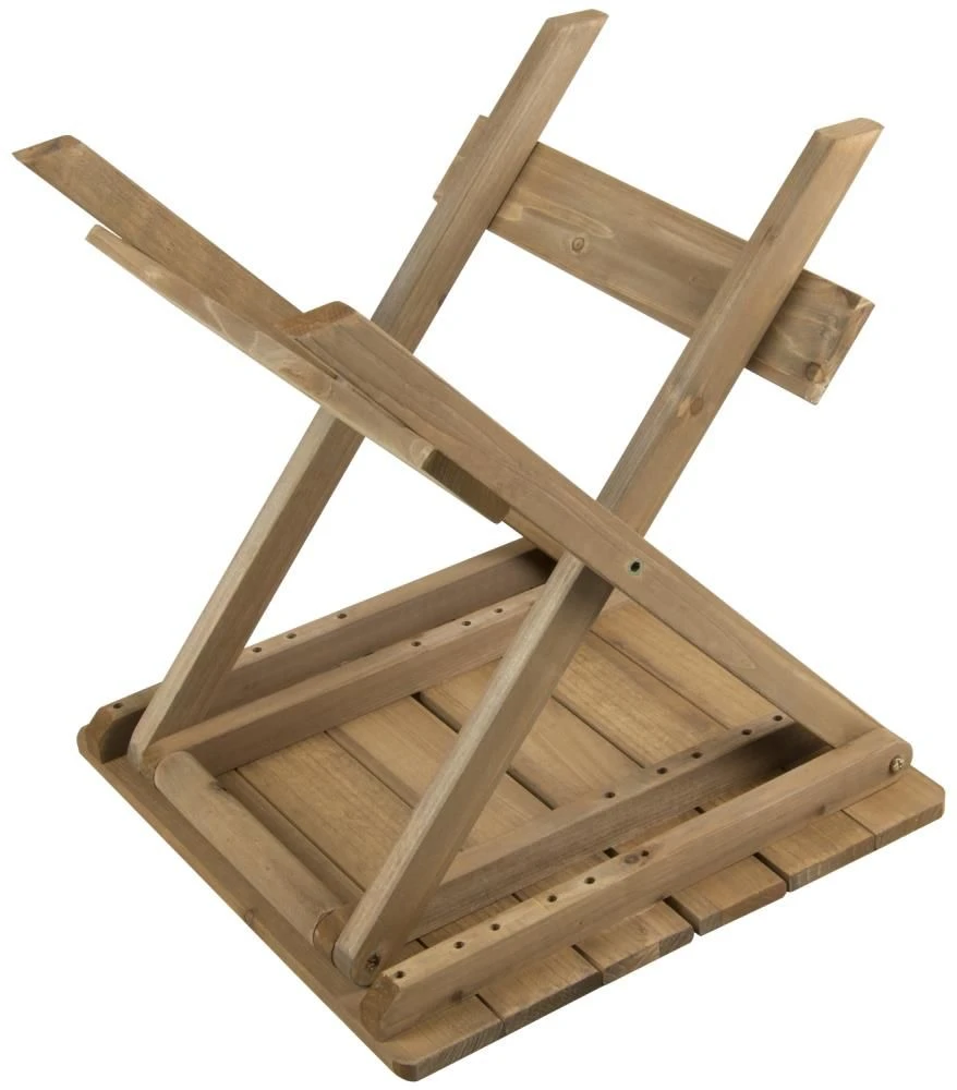 Woodside Ashill Folding Coffee Side Snack Table Wooden Garden Patio Furniture 11 Woodside Ashill Folding Coffee Side Snack Table Wooden Garden Patio Furniture - Image 9