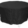 Woodside 2-4 Seater Round Patio Set Cover BLACK -Outdoor Living Shop O0OLJMYVJCL