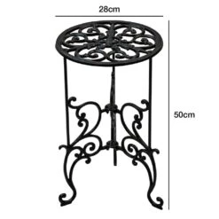 Woodside Heavy Duty Cast Iron Indoor/Outdoor Home/Garden Plant Pot Display Stand 13 Woodside Heavy Duty Cast Iron Indoor/Outdoor Home/Garden Plant Pot Display Stand -Outdoor Living Shop OCYS1L0XKPP