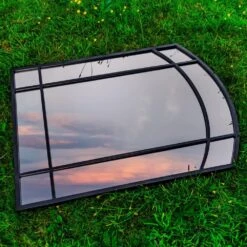 Woodside Byford XL Decorative Arched Outdoor Garden Mirror, W: 80cm X H: 110cm -Outdoor Living Shop RAZYAN4KJKC