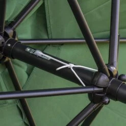 Woodside Large 2.7m Garden Parasol Umbrella With Winding Crank & Tilt Green -Outdoor Living Shop SDLUOZTONBN