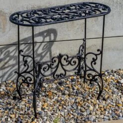 Woodside Heavy Duty Cast Iron Indoor/Outdoor XL Plant Pot Display Stand 12 Woodside Heavy Duty Cast Iron Indoor/Outdoor XL Plant Pot Display Stand -Outdoor Living Shop SR2IEQ2EM2S