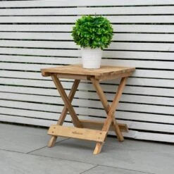 Woodside Ashill Folding Coffee Side Snack Table Wooden Garden Patio Furniture 15 Woodside Ashill Folding Coffee Side Snack Table Wooden Garden Patio Furniture -Outdoor Living Shop SVQBQFG0OU3