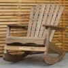 Woodside Aldeby Adirondack Outdoor Garden Patio Wooden Rocking Chair -Outdoor Living Shop T0ZIMM5UP5V