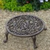 Woodside Round Cast Iron Indoor/Outdoor Heavy Duty Garden Plant Pot Stand, 11inch 2 Woodside Round Cast Iron Indoor/Outdoor Heavy Duty Garden Plant Pot Stand, 11inch -Outdoor Living Shop T1F05IGII03