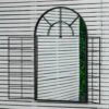 Woodside Balham XL Decorative Arched Outdoor Garden Mirror, H: 115cm X W: 70cm -Outdoor Living Shop U3MRCCMDJ3B