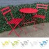 Woodside Aylsham Outdoor Garden Patio Folding Table & Chair Bistro Set 6 Colours 2 Woodside Aylsham Outdoor Garden Patio Folding Table & Chair Bistro Set 6 Colours -Outdoor Living Shop UL550YEGL0F