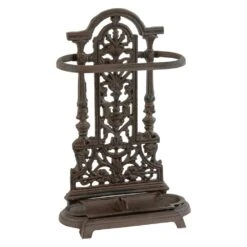 Woodside Ornate Vintage Cast Iron Umbrella/Walking Stick Stand 9 Woodside Ornate Vintage Cast Iron Umbrella/Walking Stick Stand -Outdoor Living Shop VSKWGMFDTTU