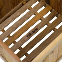 Woodside Stanfield Square Wooden Planter, Pack Of 2 -Outdoor Living Shop VSRGM4GPPE2