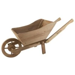 Woodside Wooden Ornamental Garden Plant/Flower Wheel Barrow Planter -Outdoor Living Shop VTLTL4CYM4M