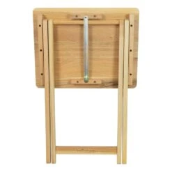 Woodside Yarmouth Wooden Side Table, Folding Outdoor Garden Coffee & Snacks Table -Outdoor Living Shop W4AWKP4FU0A