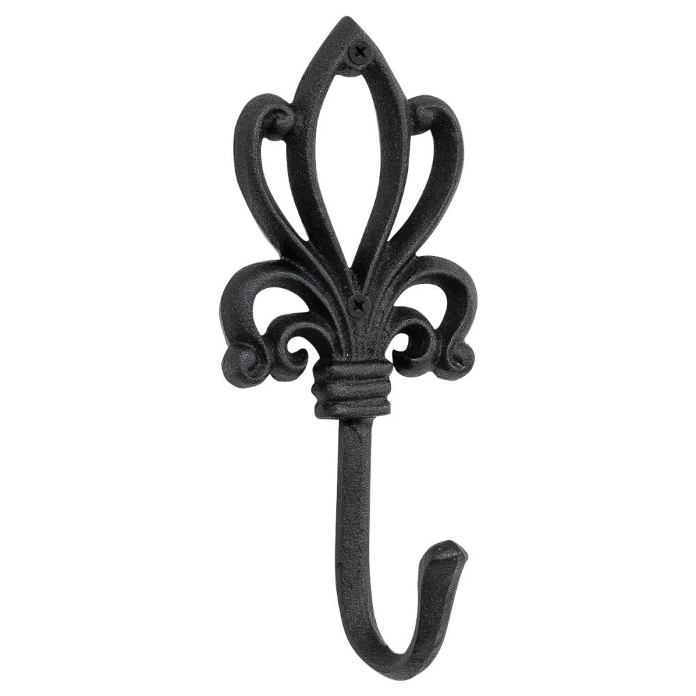 Woodside Cast Iron Decorative Wall Mounted Hanging Hooks, Vintage Coat Hangers, Set Of 3 4 Woodside Cast Iron Decorative Wall Mounted Hanging Hooks, Vintage Coat Hangers, Set Of 3 - Image 2