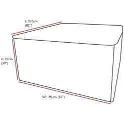 Oxbridge Grey 8 Seater Rectangle Waterproof Outdoor Garden Patio Set Furniture Cover 5 Oxbridge Grey 8 Seater Rectangle Waterproof Outdoor Garden Patio Set Furniture Cover -Outdoor Living Shop XKYWZZVVNRA