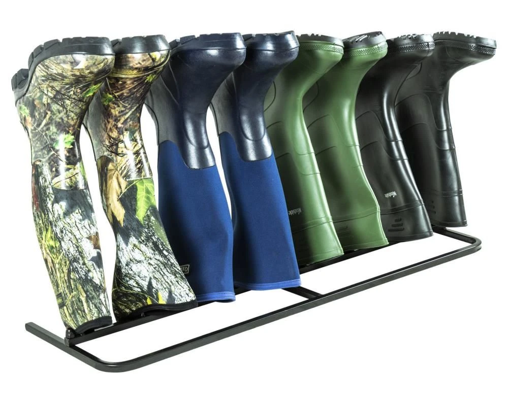 Woodside Steel Wellington Boot Rack 4 Pairs Walking Shoe Storage Stand 7 Woodside Steel Wellington Boot Rack 4 Pairs Walking Shoe Storage Stand - Image 5