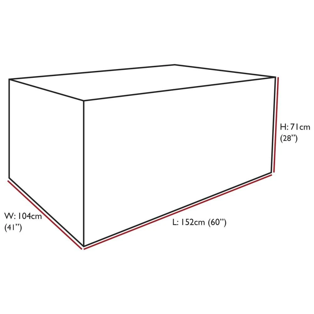 Oxbridge Small Table Waterproof Cover GREY 5 Oxbridge Small Table Waterproof Cover GREY - Image 3