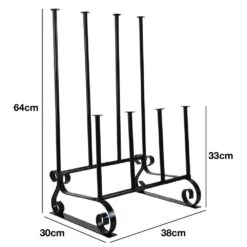 Woodside Steel Wellington Boot Rack/Walking Boot Storage Stand, Indoor & Outdoor -Outdoor Living Shop YSEIKF1HOKG