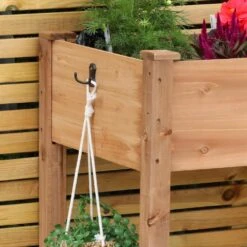 Woodside Raised Wooden Garden Bed Planter, Plants & Vegetable/Herb Box -Outdoor Living Shop YV1IGE25RPV