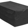 Woodside 4-6 Seater Rectangular Patio Set Cover BLACK -Outdoor Living Shop Z5PGGGDSJVX