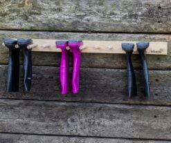 Woodside Wall Mounted Wooden Storage Rack For Wellington & Riding Boots -Outdoor Living Shop ZGQK0JTGN2U