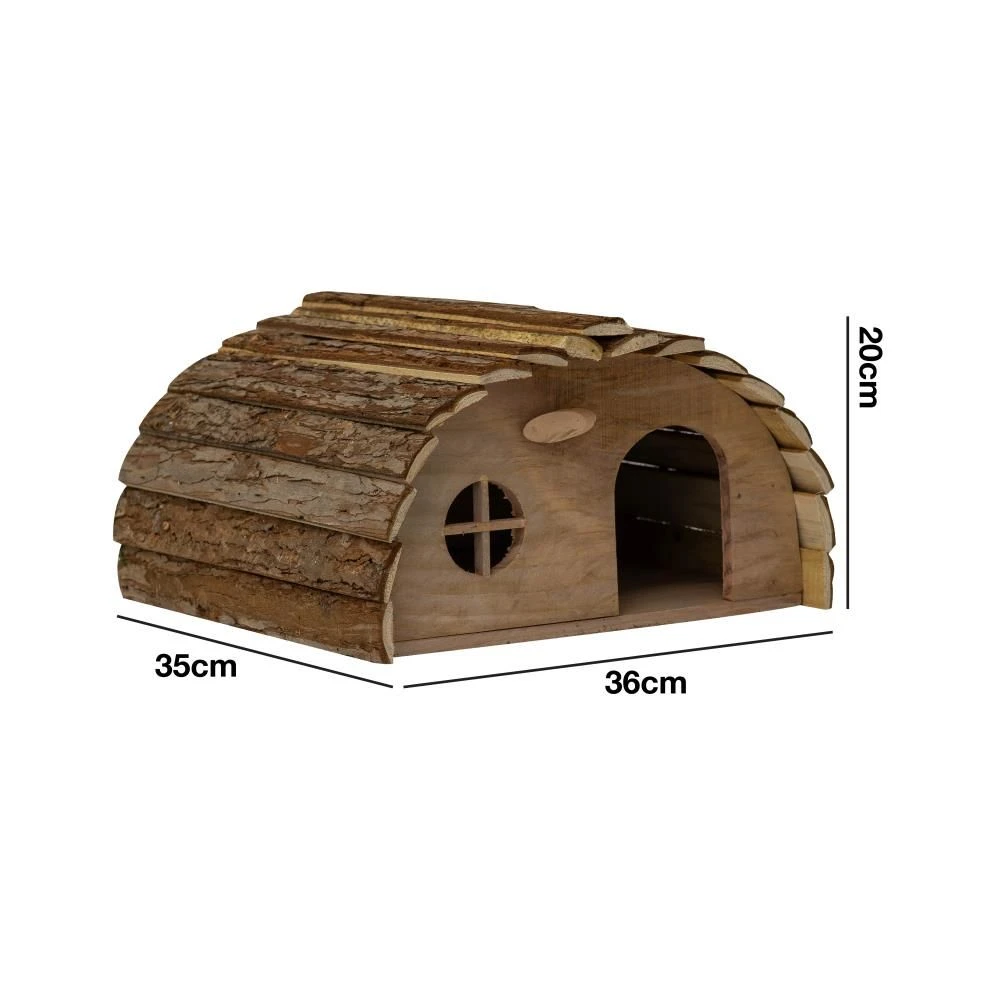 Woodside Wooden Hedgehog & Guinea Pig House, Outdoor Hibernation/Habitat Shelter 6 Woodside Wooden Hedgehog & Guinea Pig House, Outdoor Hibernation/Habitat Shelter - Image 4